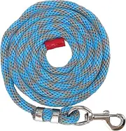 Horse Leash Rope, Multipurpose Horse Training Rope Braid Rope for Horse Livestock Pet Nylon Horse Rope with Bold Alloy Big Hook 13ft Long(Blue)