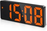 AMIR Digital Alarm Clock, Newest LED Clock Bedroom, Electronic Desktop Clock wit