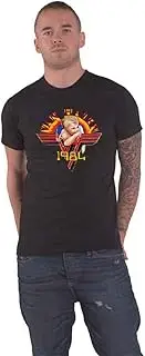 [Rock Off officially licensed products] Van Halen T Shirt Cherub 84 Band Logo Official Unisex Black XL
