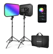 NEEWER 2-Pack RGB168 18.3” LED Video Light Panel – Brand New