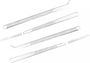 6pcs ABS Chrome Body Side Door Moulding Cover Trim Compatible for CRV 2017-2022 Car Exterior Accessories Stylilng