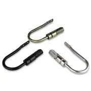 Cylinder Curtain Holdback Drapery Tieback Hooks (Set of 2) - 3 colors