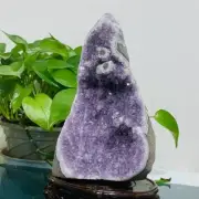 1655g Natural Amethyst Geode Mineral Specimen Crystal Quartz Energy Decoration