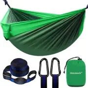 Double Hammock, Camping Hammock with 2 Tree Straps(16+2 Loops), Two Person Hammo