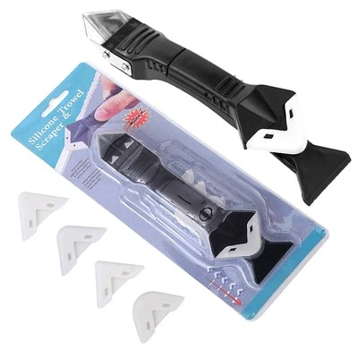 Silicone Caulking Tools Silicone Remover Silicone Tool 3 in 1with Stainless S...