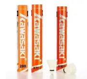 Kawasaki King Kong Shuttlecocks - Durable, Goose & Duck Feather, Badminton Balls