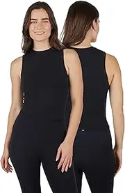 [Yogalicious] Womens Airlite Melissa Mock Neck Cropped Tank Top