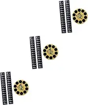 SUPVOX 9pcs Aquarium Thermometer Portable Fish Tank Temperature Gauge Sticker Patch Thermometer for Home Mall Use Easy Install Water Accessories