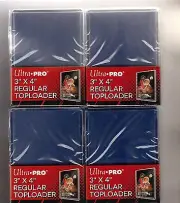 100 ULTRA-PRO 3" x 4" REGULAR TOP-LOADERS, ULTRA CLEAR!
