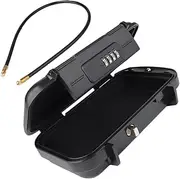 Angoily Portable Safe Box for Travel Stylish Beach Design with Combination Lock for Secure Storage of Phone and Valuables Easy to Carry Organizer for Efficient Travel