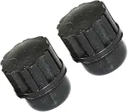 Totority 2pcs Saxophone Plug Stopper Plugs Instrument Sax Replacement Plug Small Sax Plug Parts for Soprano Sax Plug Soprano Saxophone End Sax Plug Saxaphone Plastic Black