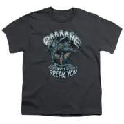 Bane Bane Will Break You Kids Youth T Shirt Licensed DC Comics Tee Charcoal
