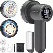 Fabric Shaver Fuzz Remover Rechargeable, Electric Lint Remover Shaver with 3 Bl