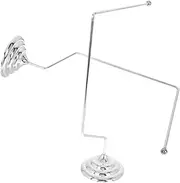 TOGEVAL 2pcs Table Flag Stand Mini Flagpole with Stable Base for Office Use Easy Setup for Flags Compact Design for Meetings and Events