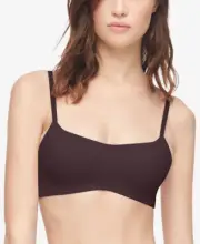 Calvin Klein Women's Liquid Touch Lightly Lined Bralette (Woodland, 32B)