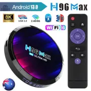 H96 Max RK3528 Android 13.0 Smart TV Box Quad Core 8K UHD 5G WiFi6 Media Player