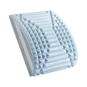 Ergonomic Back & Neck Stretcher Lumbar Support Blue