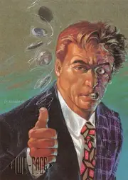TWO-FACE / DC Comics Master Series (1994) BASE Trading Card #36