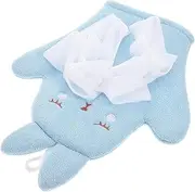 Yardwe Double Sided Bath Mitt Cute Bunny Design Body Scrubber Glove for Cleaning Lightweight and Portable Bath Washcloth