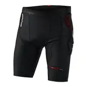 Troy Lee Designs Stage Ghost D30 Baselayer Solid Black Shorts-Small