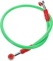 ULTECHNOVO Motorcycle Brake Hose Brake Line Pipe Motorcycle Light Control Line Green Steel Wire