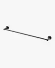 Single Round Towel Rail Holder Shelf Wall Mounted Brass Black Bath 600 NEW