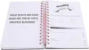Portable Fitness Journal Games Planner Book for Men Women Workout Tracker for Gym Home Exercises