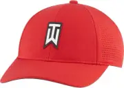 Nike Adult Unisex L/XL Tiger Woods Legacy91 Golf Gym Red Stretch Hat