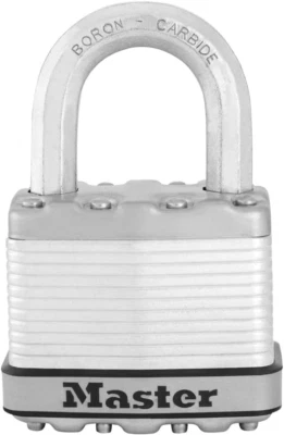 M5XD Magnum Heavy Duty Padlock with Key, 1 Pack, Steel