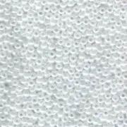 White Ceylon Miyuki Seed Beads 8/0 (8-9528-TB)