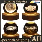 Bedside Decoration Mood Light USB LED Night Light Solar System Globe Ball Light