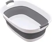 Bathtub for Toddlers - Folding Baby Bathtub, Compact Bathtub for Toddlers for Newborn, Folding Bathtub for Washing and Care Dogs, Easy Portable Baby Bathtub, Comfortable Baby Bathtub Z