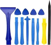 HENWUBEI 12Pcs professional electronic open pry tool repair kit, nylon pry and anti-static tweezers, suitable for mobile phones, suitable for iPhone, laptop battery pry, tablet and more
