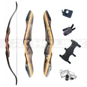 Old Mountain Archery Neos 62" Takedown Recurve Bow for Hunting Target 25-60lb