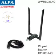 ALFA NETWORK AWUS036AC AC1200 WiFi USB adapter Long-range DUAL BAND 2.4/5 GHz