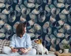 3D Butterfly Seamless Wallpaper Wall Mural Removable Self-adhesive 53