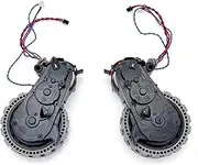 Wheel/Tire Robot Vacuum Cleaner Accessory Spare Parts, Compatible with DEEBOT OZMO X1 Omni/T10 Turbo/T20/X2 Omni(Wheels 1Pair)