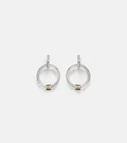 [Spinelli Kilcollin] Spinelli Kilcollin Sirius Versa sterling silver and 18kt gold hoop earrings One Size silver