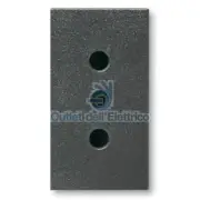 Ave Outlet 2P+T 10A 1 Module 45306TS Series Black