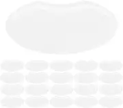 Healvian Shower Faces Eye Shield 30pcs Clear Disposable Forehead Faces Shield Haircut Visor Hairspray Eye Surgery Eyelid Aftercare Eyelash Extensions Salon Supplies