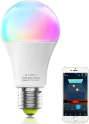 New MagicLight A19 E26 7W Voice Control Bluetooth WIFI RGBTW Smart Bulb