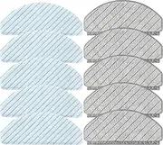 [Fixbetter] Pack of 10 Wiping Cloth Pads for Ecovacs Deebot Ozmo T10/T10 Plus Robot Vacuum Cleaner Accessories, Vacuum Cleaner Replacement Parts