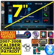 07 08 COMPASS CALIBER PATRIOT BLUETOOTH TOUCHSCREEN USB SD AUX CAR RADIO STEREO