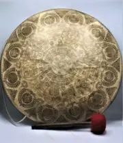 23 inch Large Gong bell, Special Hand-carved Gong, meditation, home & living
