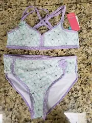 Jantzen Girls 2-Piece Swim Set Size 10 Swimsuit Bikini