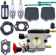 BG50 Carburetor Kit for Stihl BG45 BG46 BG55 BG65 BG85 SH55 SH85 Leaf Blower with Gasket Fuel Filter Replace 4229 120 0650