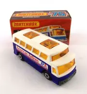 MATCHBOX LESNEY SUPERFAST MB65 AIRPORT COACH AMERICAN AIRLINES NOS VINTAGE 1977