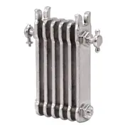 1/12 Scale Miniature Alloy Radiator Simulation Heating Accessories for Doll House Decoration silver
