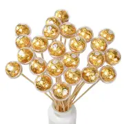 NNEOBA 50Pcs Clear Acrylic Truffle Chocolate Cups with Sticks | Elegant Candy & Chocolate Holder