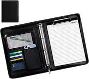 Leather Padfolio, Travel Organizer Pouch for Tablet, Business Folio Organizer, A4 Notepad Folder, Resume Binder Folder, A4 Document Folder, Legal Pad Padfolio, Padfolio for Men & Women